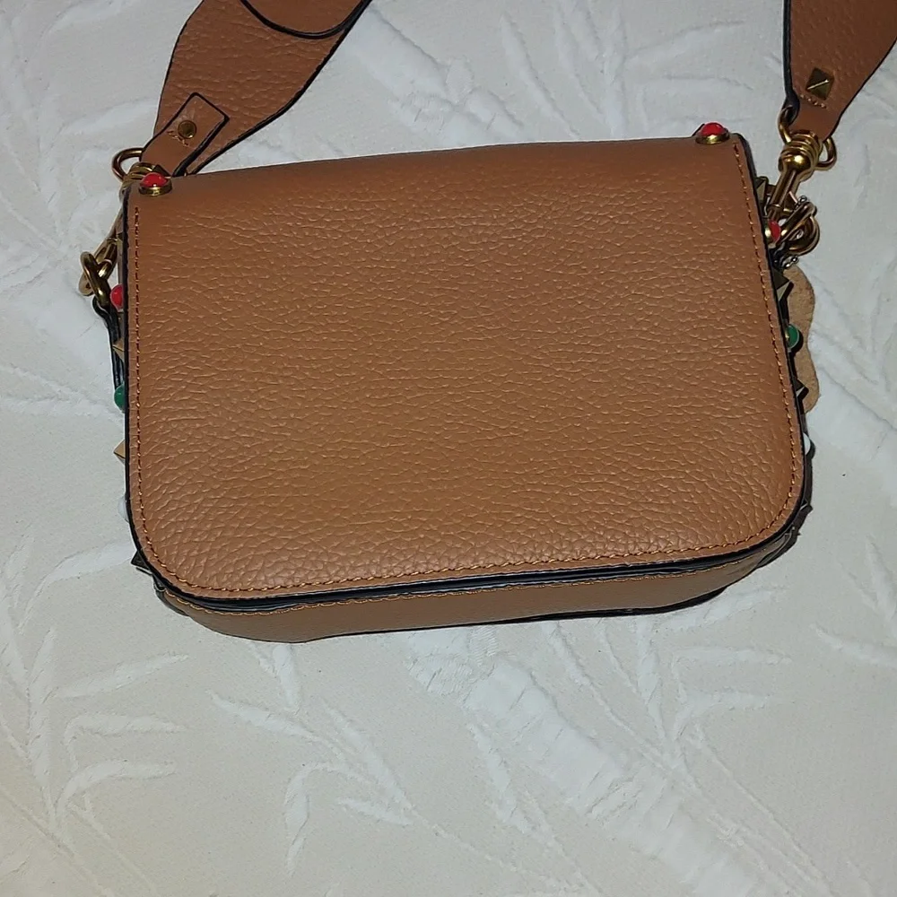 Leather Crossbody Bag - Picture 4 of 14